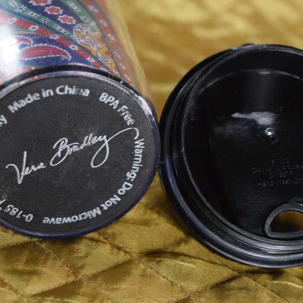 โ Vera Bradley Multi Color Paisley Tumbler Mug โ - Picture 7 of 8